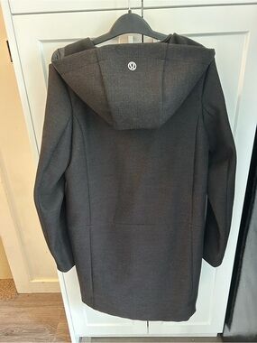 Lululemon Black Hooded Coat